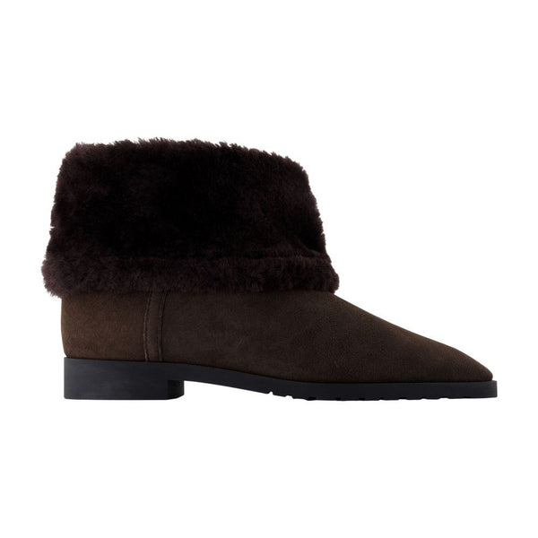toteme fold down ankle boots